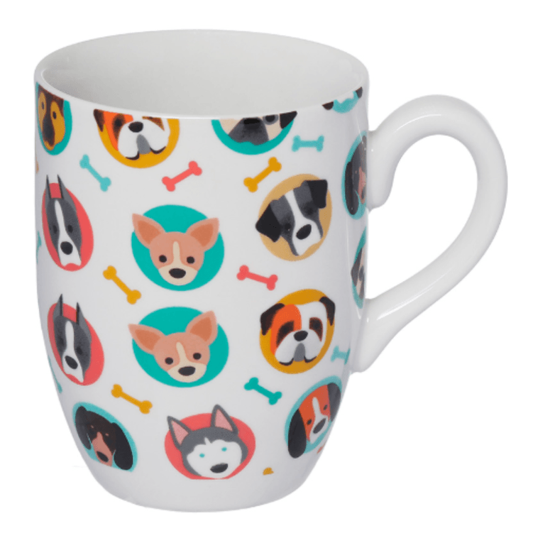 47035 - CANECA DOGS PORCEL 350ML HAUSKRAFT ETILUX ETILUX 47035 - CANECA DOGS PORCEL 350ML HAUSKRAFT ETILUX ETILUX
